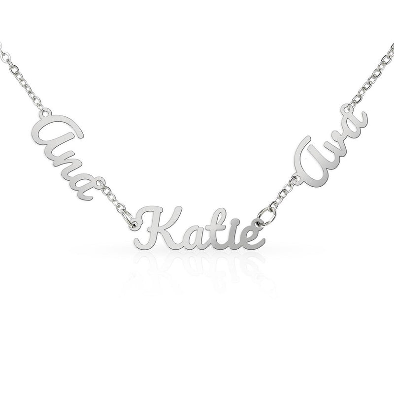 Custom 3-Name Necklace